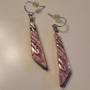 Dichroic Glass Earrings